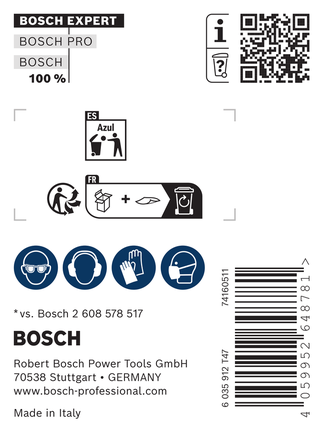Bosch EXPERT SDS plus-8C teravpeitel 250 mm 5 tk.